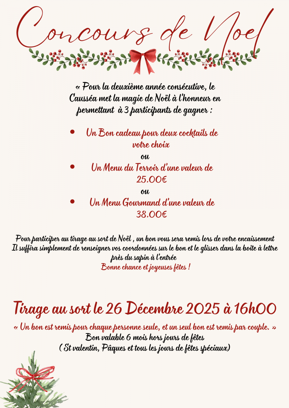 CONCOURS DE NOEL